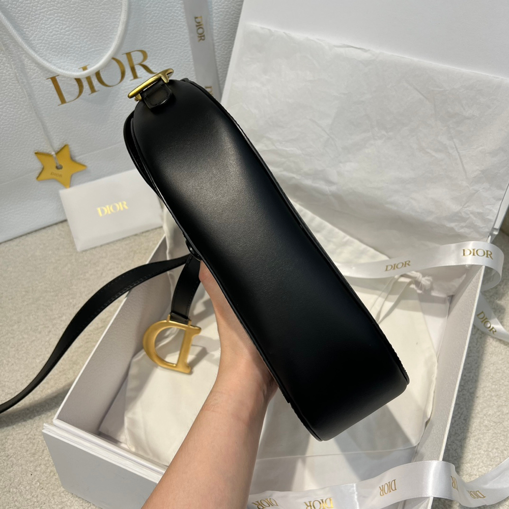 Christian Dior Medium Soft Saddle Bag with Strap