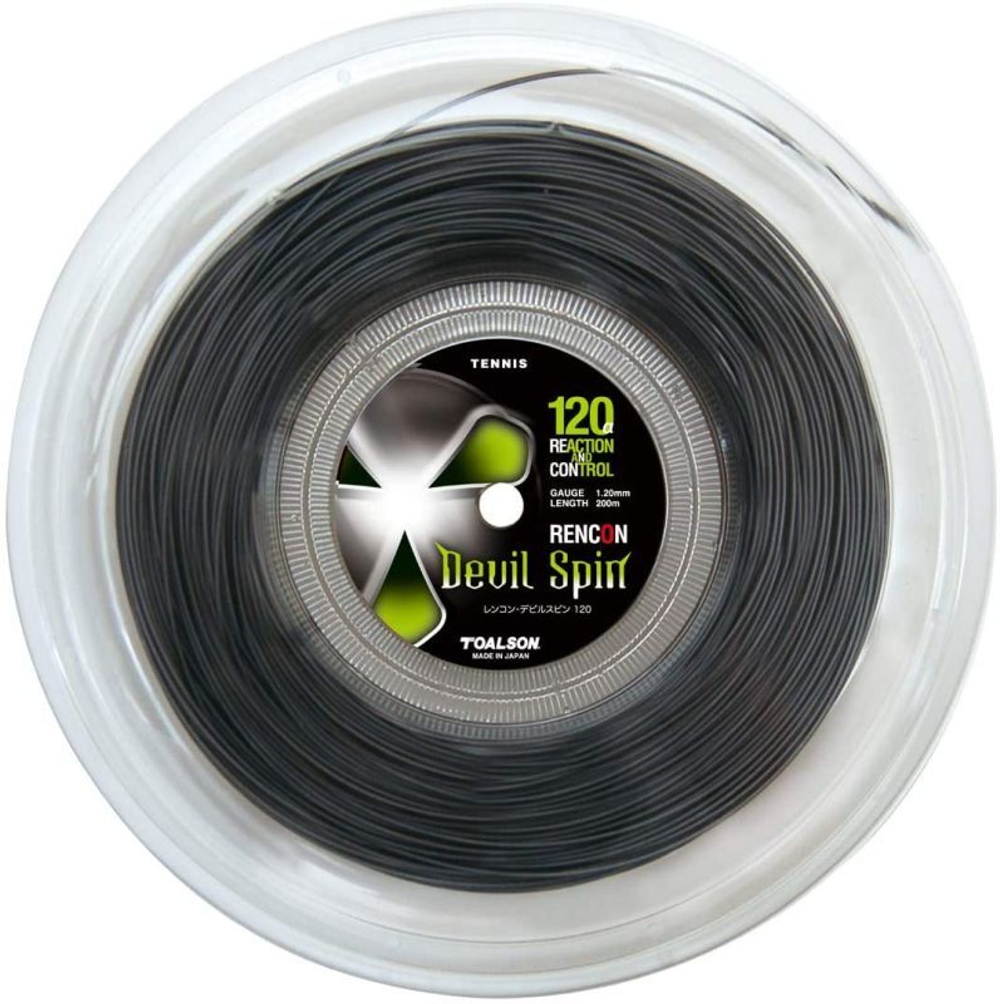 Струны теннисные Toalson Devil Spin (200 m) - black
