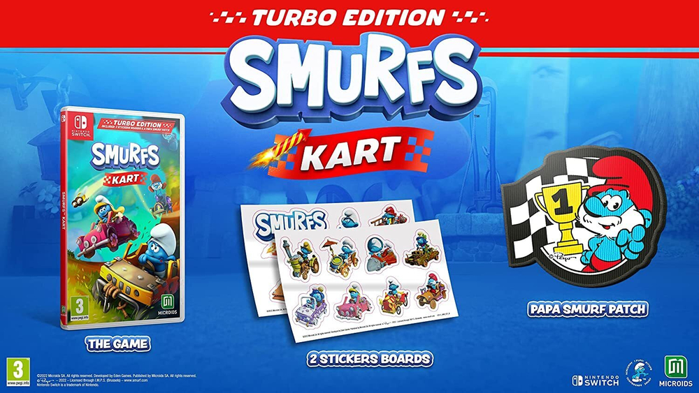 Игра Smurfs Kart: Turbo Edition Смурфики (Русская версия) для Nintendo Switch