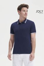 Футболка Polo мужская Pasadena, 100% хлопок, цвет лайм, размер М