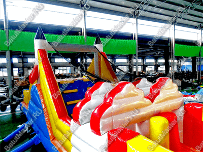 Коммерческий надувной батут "Ракета на взлёте"