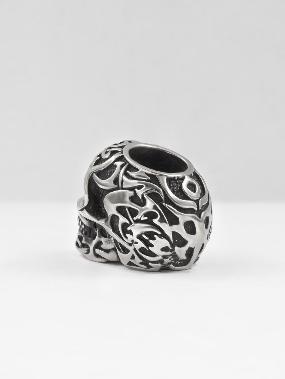 Шарм Череп Tribal Skull из серебра