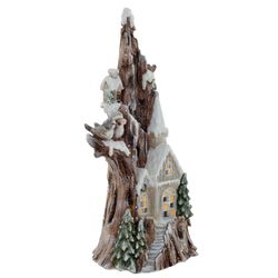 GAEM Фигурка декоративная "Домик" (подсветка, 3xAAA н/п), L37 W29 H73 см