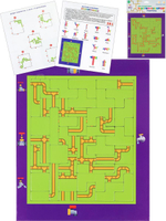 Рамка-вкладыш Танграм-лабиринт "Трубопровод" 39дет. П-2658