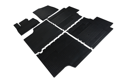 Резиновые коврики Сетка для KIA Carnival IV P (8 мест) 2020-н.в., Seintex.96372