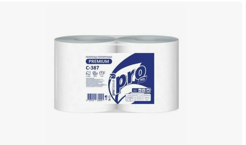 Полотенца протирочные 2сл 350м 24х35 целлюлоза белые с тиснением PROtissue / С387