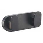 Двойной крючок для ванной WONZON & WOGHAND CARBON, Черный (WW-7725)