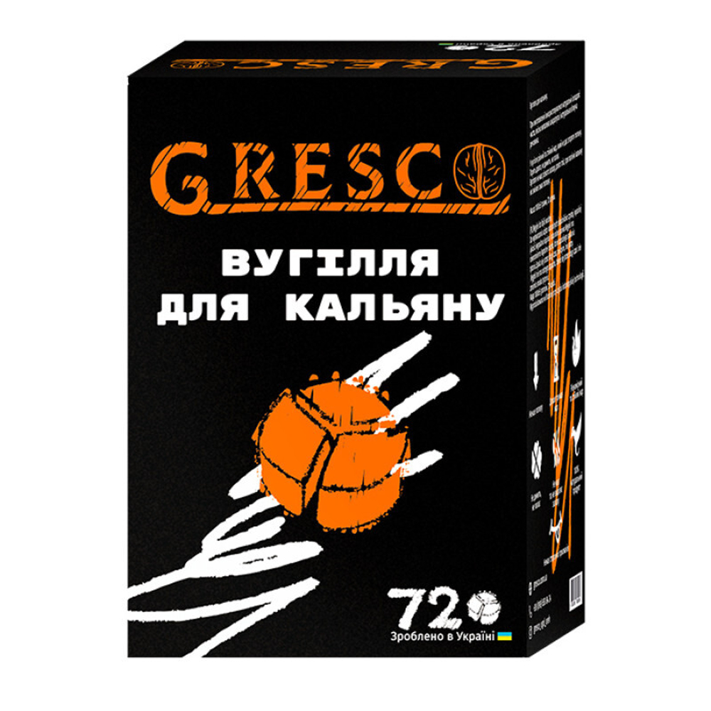 Уголь Gresco 25мм (1кг)