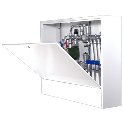 Шкаф распределительный наружный STOUT - 651x450x180 мм (с внутренней дверцей)