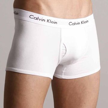 Мужские трусы боксеры белые Calvin Klein 365 White (M / Белый)