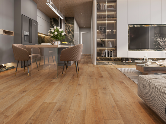 SPC ламинат Evofloor Home - Oak Brown (Дуб Коричневый)