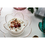 Салатник фигурный «Цветок», 150 мл, 12×5 см, стекло