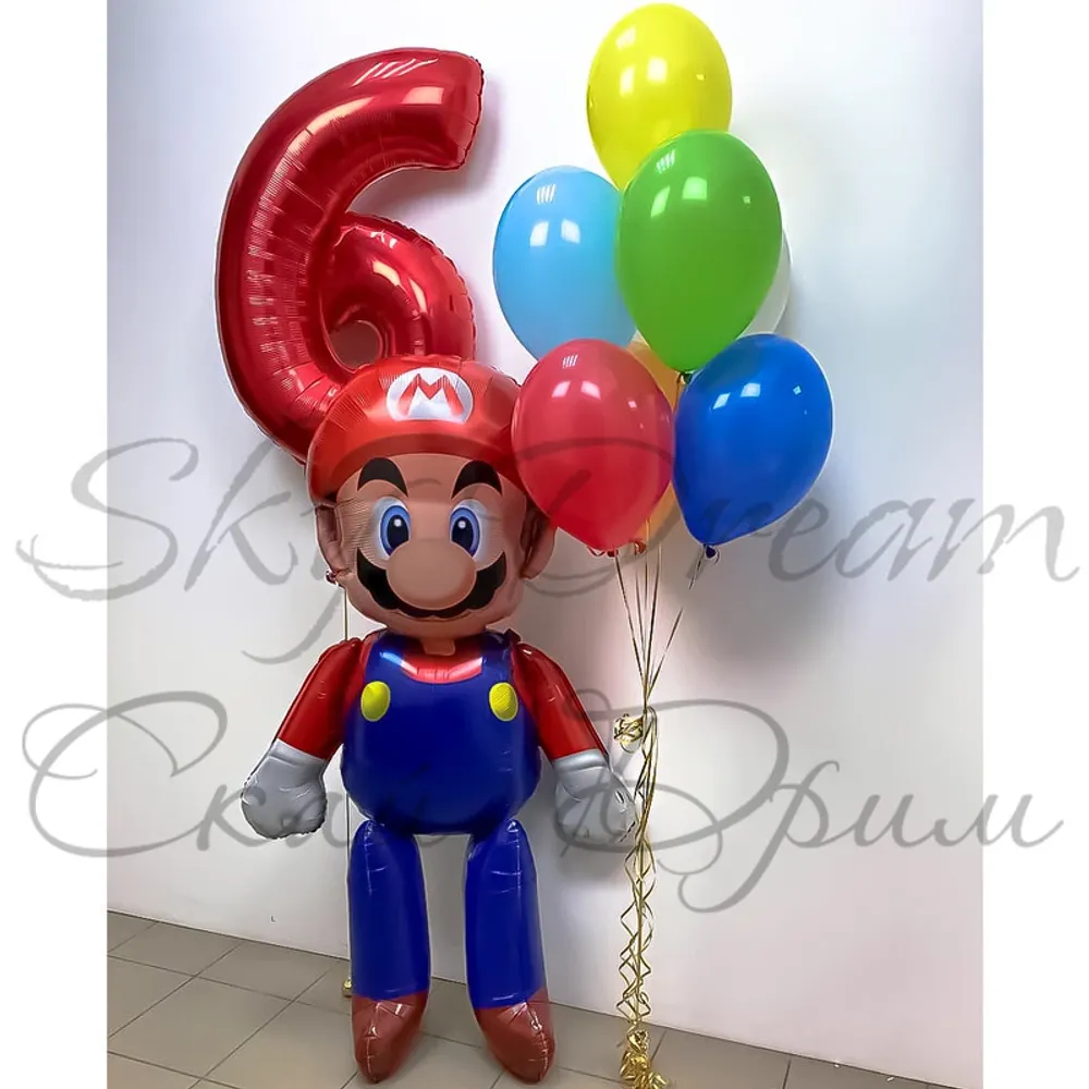 Композиция из шаров Марио