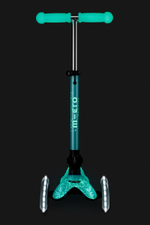 Самокат Mini Micro Deluxe Orion LED складной, голубой