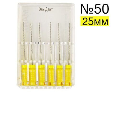 H-Files №50 (25мм), 6шт MANI