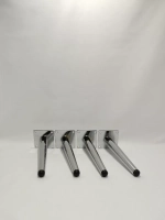 Ножки мебельные Серебро 200 мм