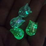 Бусина бутон, акрил, цветок, тюльпан, 16мм, штучно