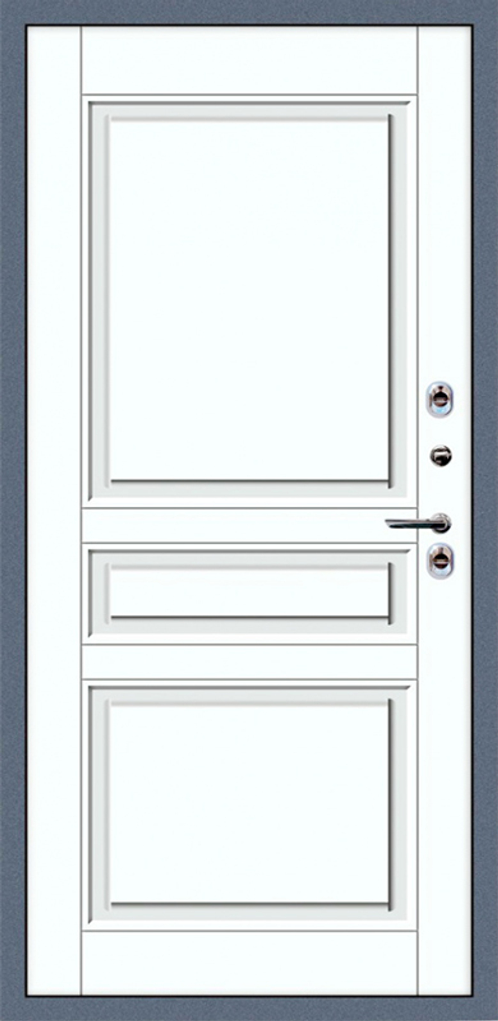 20 Термо (Букле графит/Velluto Bianco)