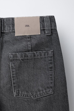 ZARA ДЖИНСЫ FLARE, МЯГКИЙ СЕРЫЙ