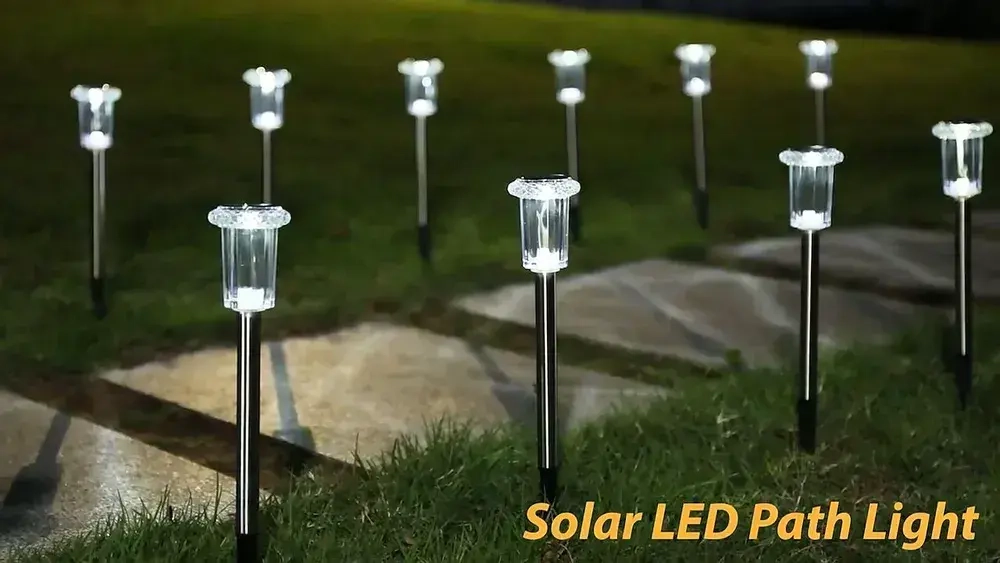 Светильник садовый на солнечной батарее уличный, комплект 6 шт.