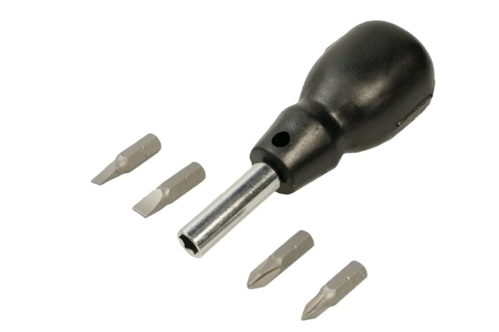 56220 Отвертка мини +5 бит CrV