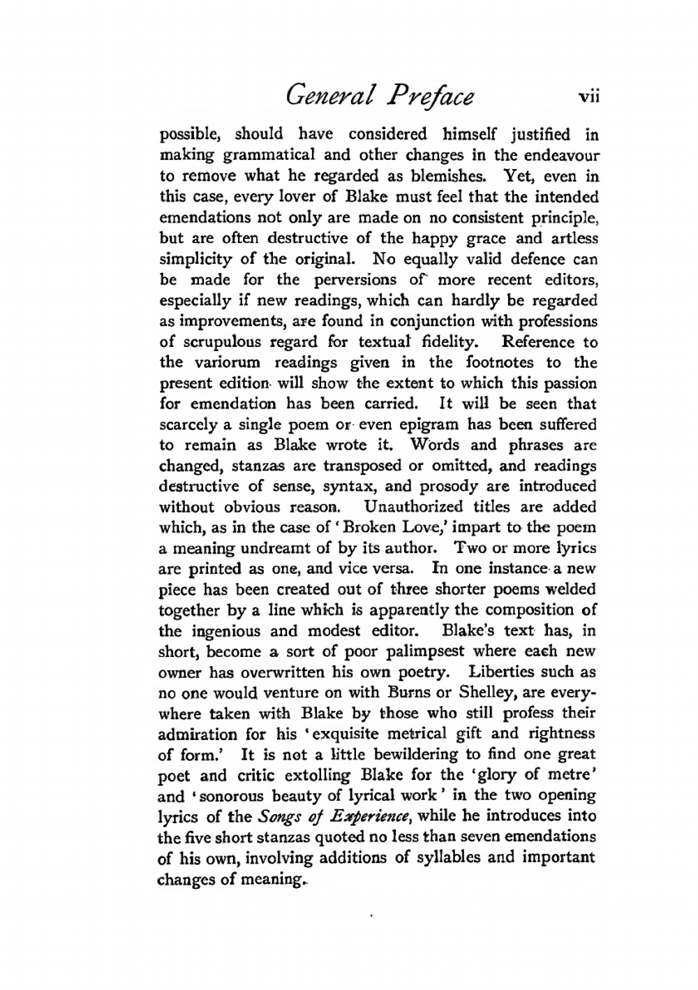 The poetical works of William Blake. A new and verbatim text from the manuscript engraved and letterpress originals | William Blake