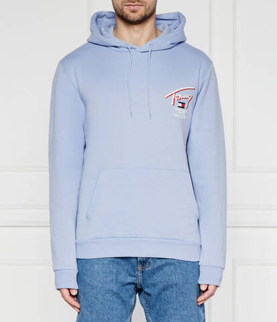 Худи 3D STREET Tommy Jeans - голубой(DM0DM18647)