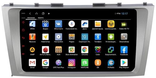 Магнитола для Toyota Camry 2006-2011 - Parafar PF064-1XHD на Android 13, CarPlay, 4G SIM-слот