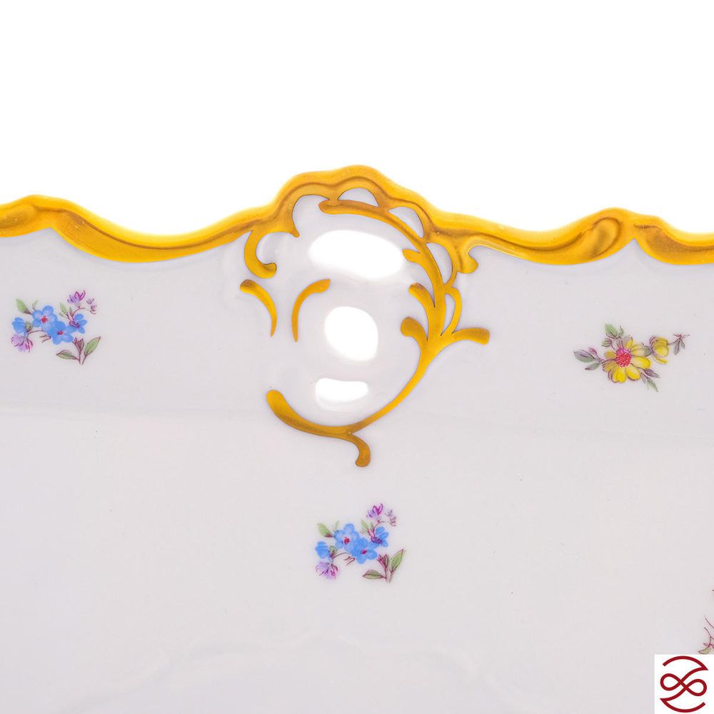 Блюдо квадратное Queen's Crown Мелкие цветы 32 см