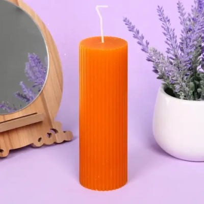 Свеча «Французская ночь» 5*15, Оранжевый