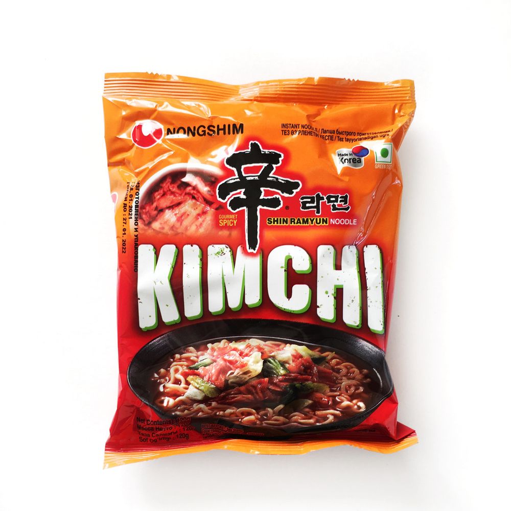 Лапша НОНГШИМ &quot;Kimchi Ramyun&quot; м/у 120г, Южная Корея