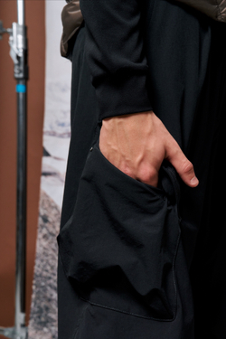 Брюки Nothomme Blue Monte Curved Blade Flannel-Lined Trousers "Midnight Navy"