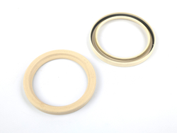 Сальник 100х125х12 а/м КАМАЗ переднего коленвала, белый с пружиной NBR (Балаково)