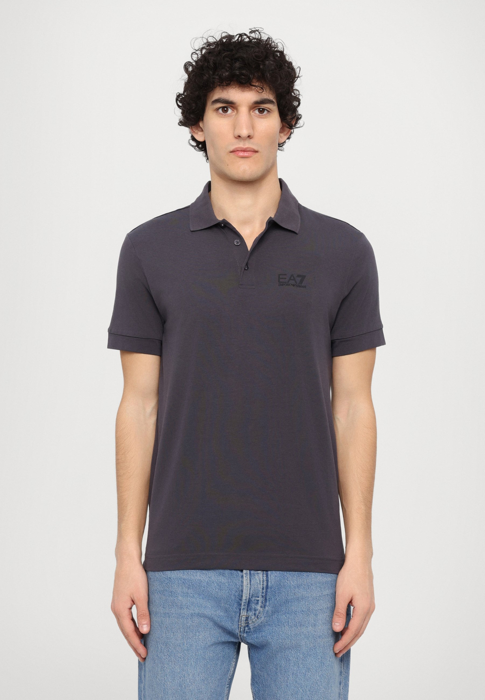 EA7 Emporio Armani Футболка-поло - Чёрный