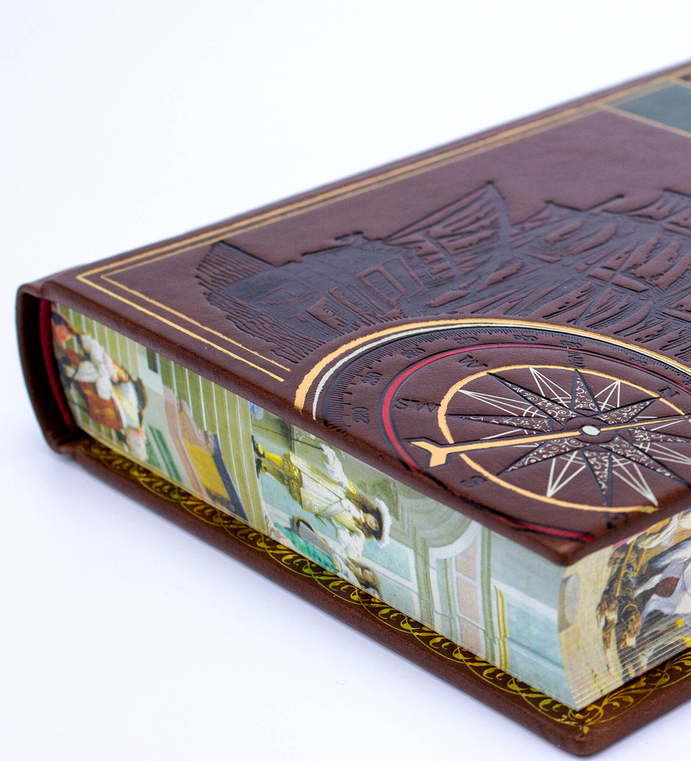 Дюма Александр "Осканио". Подарочное издание в кожаном переплете