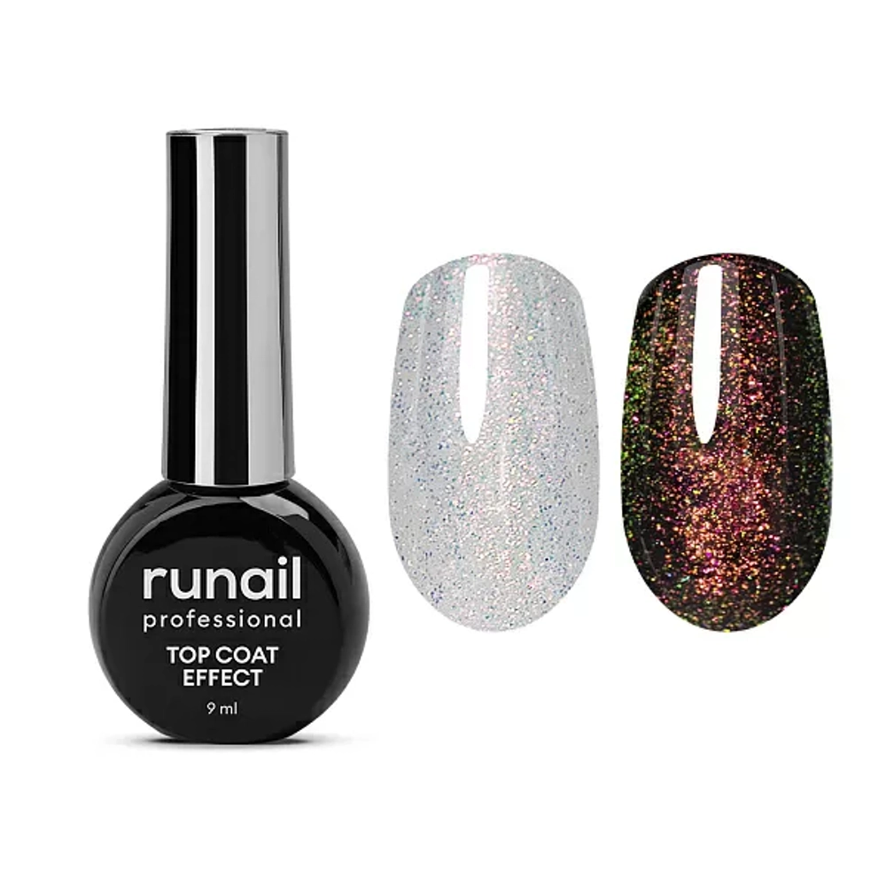 Глянцевый топ Top Сoat EFFECT OPAL AURORA, 9 мл №9910