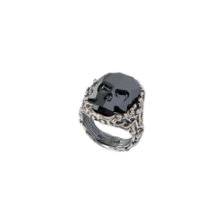 "Танатос" кольцо в серебряном покрытии из коллекции "Mistero" от Jenavi