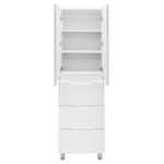 Пенал напольный Azario KANTRI 50/3 500х35х1900, белый глянец (CS00097266)(CS00097265)