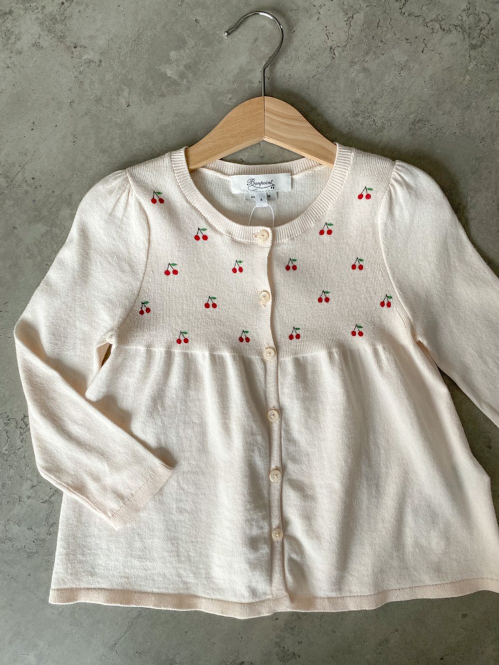 Новый хлопковый кардиган Bonpoint, 104