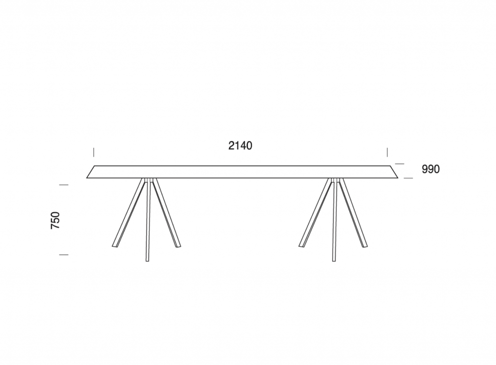 Стол ламинированный Papatya Tower, белый, рустика
