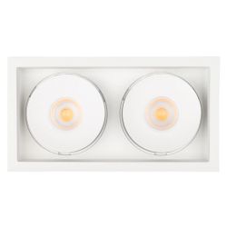 Светильник CL-SIMPLE-S148x80-2x9W Warm3000 (WH, 45 deg) (Arlight, IP20 Металл, 3 года) 026876