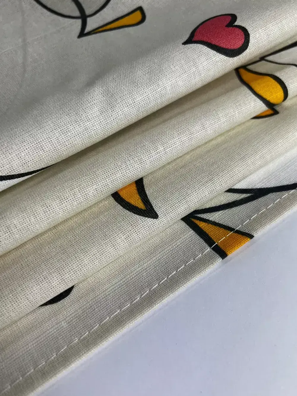 Наволочка 1шт бязь Сказка "Гусь обнимусь" 45x45 см на молнии