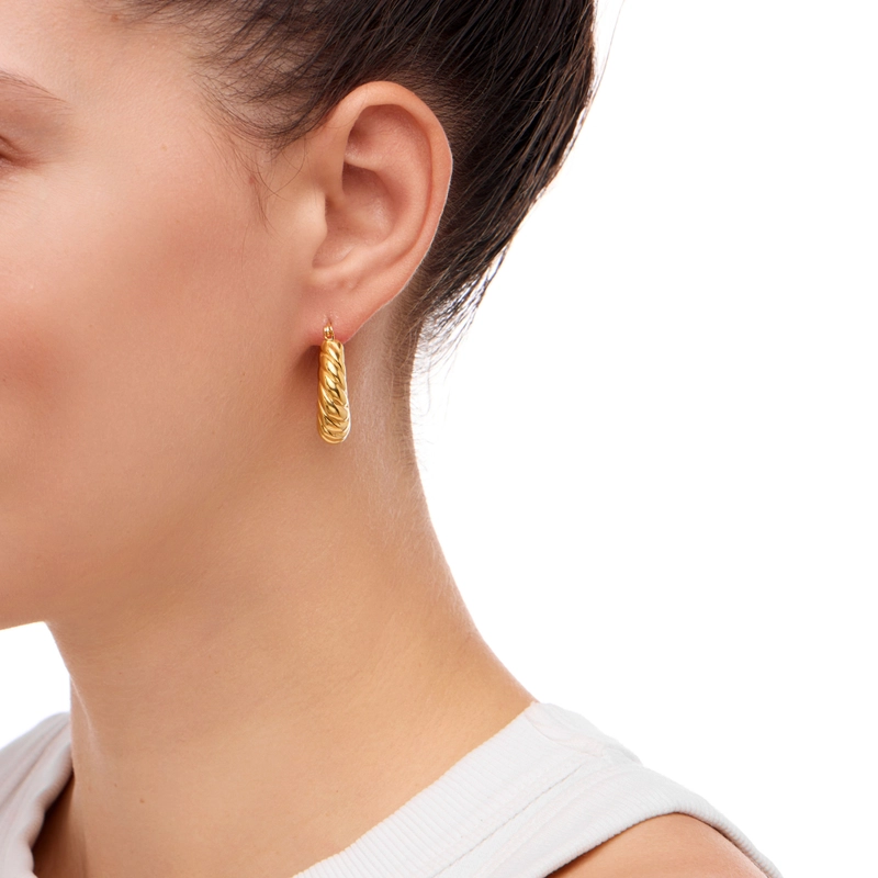 Серьги Золотая Корзина