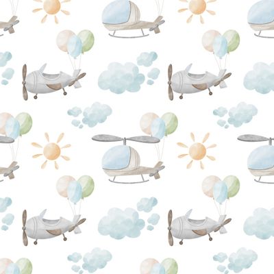 Самолет детский с шариком