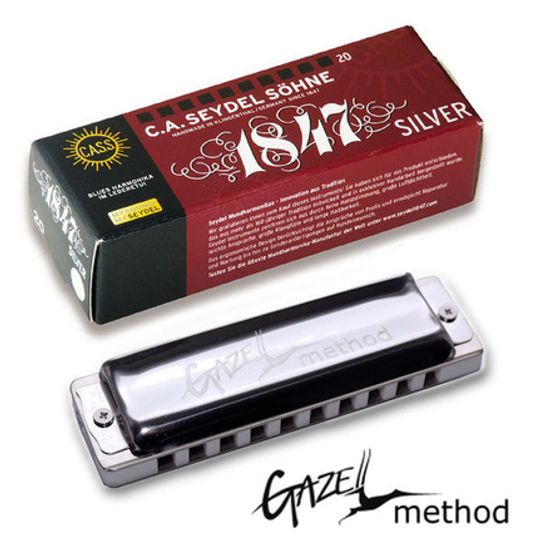 Губная гармошка, Seydel Sohne 16301PTC 1847 Silver PT C