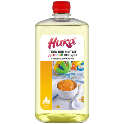 Ника С первых дней жизни гель для мытья детской посуды 1 л