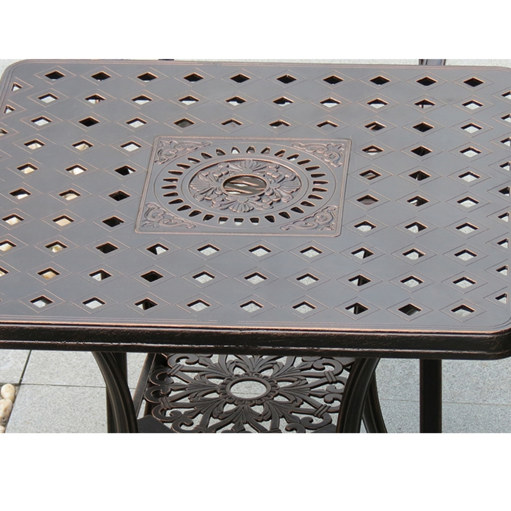 Стол из литого алюминия Эскиз(Desing)