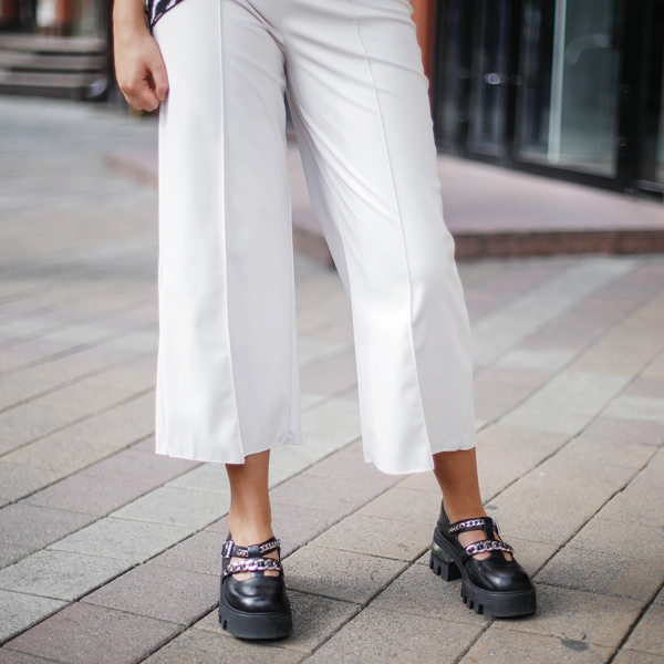 Кюлоты из экокожи