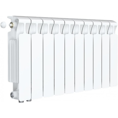 Радиатор биметаллический Rifar Monolit 350 Ventil 10 секций нижнее левое подключение