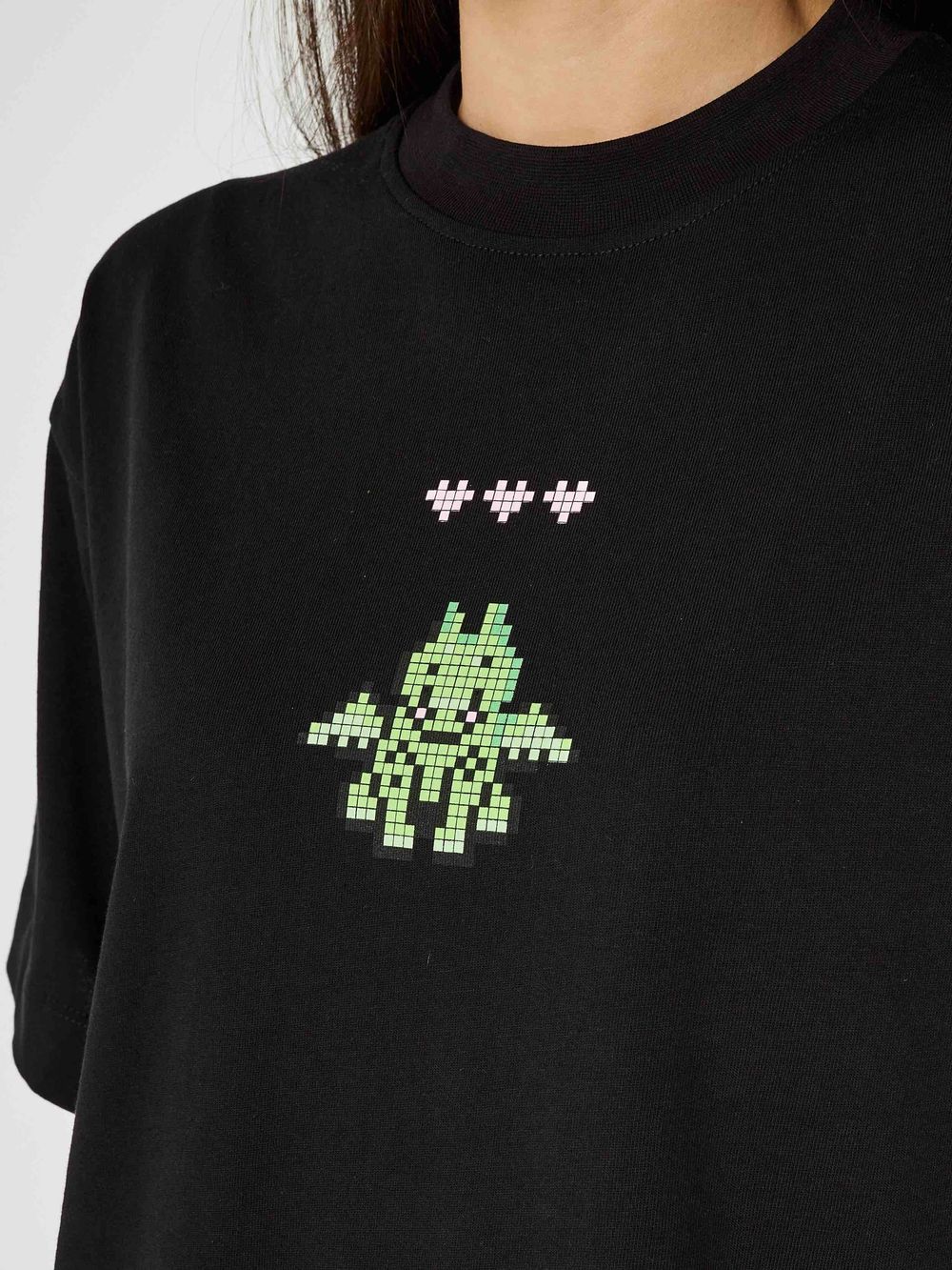 Футболка Toccotwo Tetris dragon silkscreen черная